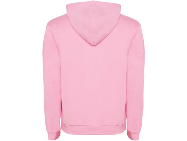 Sudadera con capucha infantil Urban Roly bicolor personalizable Rosa claro/gris jaspeado detalle 11