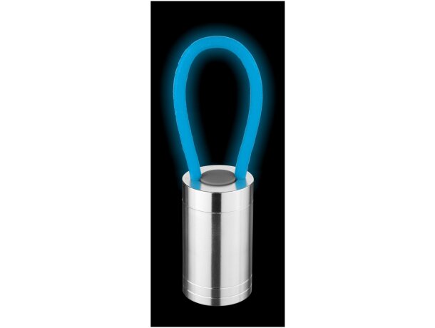 Linterna de 6 LED con correa reflectante Vela Azul real detalle 3