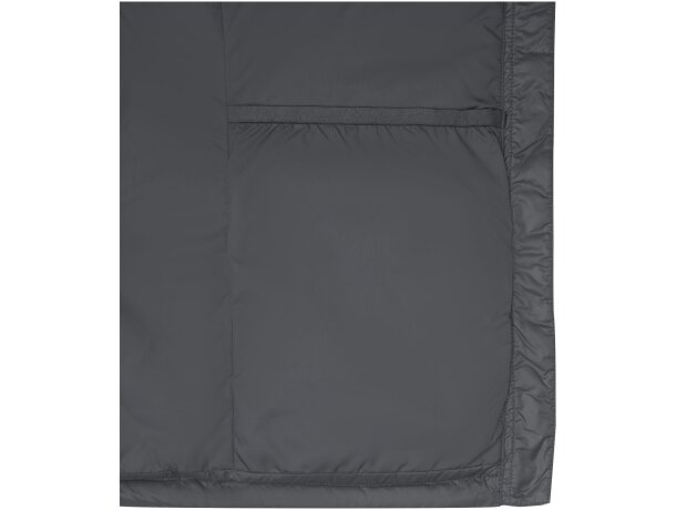 Chaqueta aislante reciclada GRS Petalite para mujer Gris tormenta detalle 13