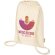 Bolsa con cuerdas Odisha de algodón orgánico certificado OCS Natural detalle 1