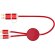 Cable 5 en 1 Alasia aluminio reciclado carga rápida Rojo detalle 10