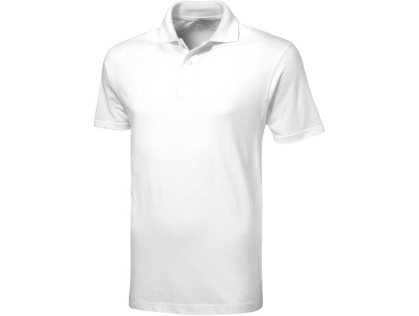 Polo de manga corta "advantage" personalizado blanco Polo de manga corta "advantage" personalizado blanco