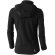 Chaqueta softshell mujer Langley corte entallado impermeable Negro intenso detalle 32