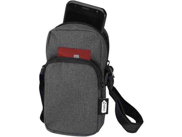 Funda teléfono reciclada certificada GRS Ross con cremallera detalle 12