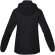 Chaqueta ligera impermeable mujer Dinlas con capucha enrollable Negro intenso detalle 21