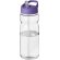 H2O Active® Base Bidón deportivo con tapa con boquilla de 650 ml Transparente/morado