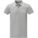 Polo de manga corta con ribete para hombre Amarago Gris mezcla detalle 9