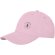 Gorra de 6 paneles Davis Rosa claro detalle 13