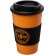 Vaso térmico 350ml con agarradera Americano Naranja/negro intenso detalle 77