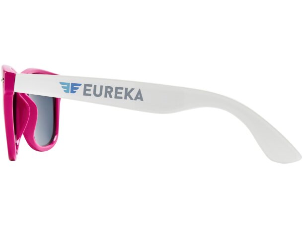 Gafas de sol de color liso Sun Ray Magenta detalle 21