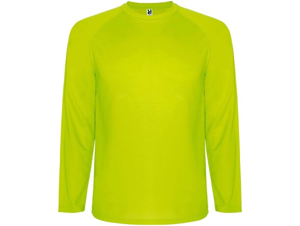 Camiseta deportiva Roly Montecarlo hombre manga larga Rojo detalle 12