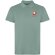 Polo manga corta unisex Cobain Roly acabado vintage Verde oscuro detalle 8