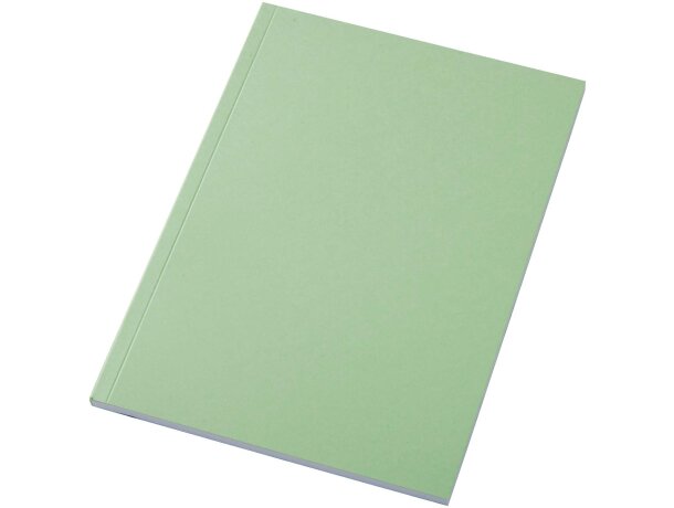 Libreta A5 Novella Austen tapa blanda papel reciclado Verde detalle 14
