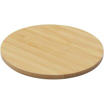 Posavasos de bambú natural Cha sobre mesa