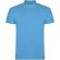 Polo manga corta hombre Star Roly 100% algodón piqué 200 g/m² Azul turquesa
