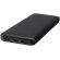 Batería externa Adhil de plástico reciclado 10000 mAh Negro intenso detalle 5