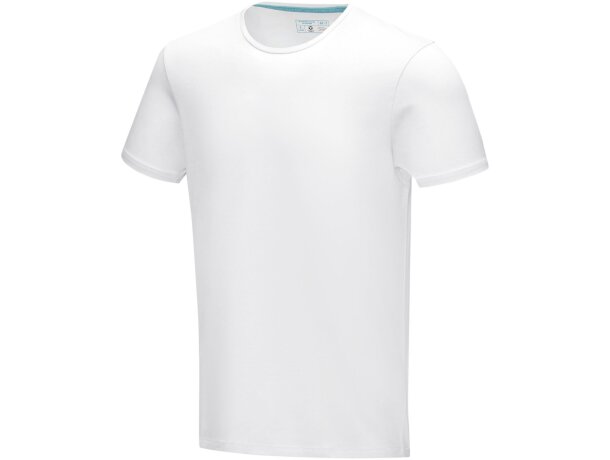 Camiseta manga corta orgánica hombre Balfour algodón certificado Negro intenso detalle 46