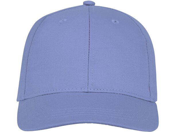 Gorra dividida en 6 paneles. Ideal para merchandising Azul claro detalle 22