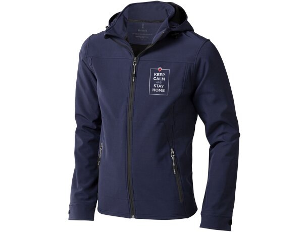 Chaqueta softshell de hombre Langley impermeable transpirable Azul marino detalle 20