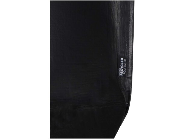 Bolsa tote Duo 18L certificación GRS doble laminado Negro intenso detalle 3