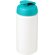 Baseline™ Plus Bidón deportivo con Tapa Flip de 500 ml con asa Blanco/azul aqua