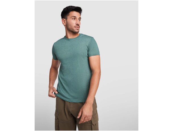 Camiseta manga corta hombre Fox Roly efecto jaspeado detalle 8