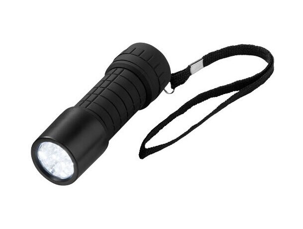 Linterna de abs de 9 leds personalizada negro intenso Linterna de abs de 9 leds personalizada negro intenso