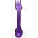 Cuchara, tenedor y cuchillo 3 en 1 Epsy Morado detalle 27