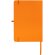 Libreta A5 Teak con tapa dura de tacto suave reciclado Naranja detalle 18