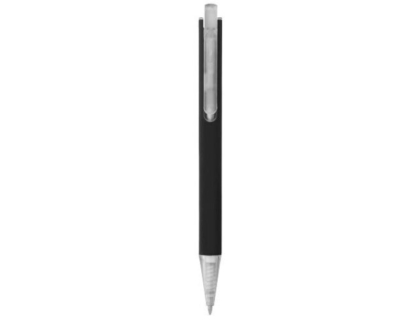 Bolígrafo combinado de metal y plástico Marksman barato negro intenso Bolígrafo combinado de metal y plástico Marksman barato negro intenso