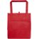 Bolsa tote non woven RPET Liberty con certificado GRS Rojo detalle 16