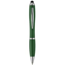 Bolígrafo con puntero tinta negra personalizado verde Bolígrafo con puntero tinta negra personalizado verde