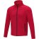 Chaqueta polar para hombre Zelus con cremallera reversible Rojo