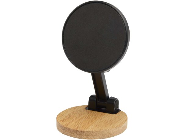 Soporte magnético plegable Alcor con bambú sostenible Negro intenso detalle 6