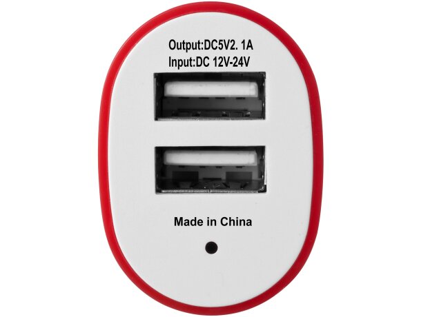Adaptador doble para coche con usb personalizado