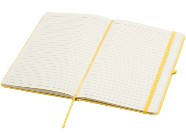 Libreta tapa dura A5 Spectrum Plus con papel certificado FSC Amarillo detalle 33