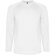 Camiseta deportiva Roly Montecarlo hombre manga larga Blanco