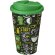 Brite-Americano® vaso 350 ml con tapa antigoteo Blanco/verde