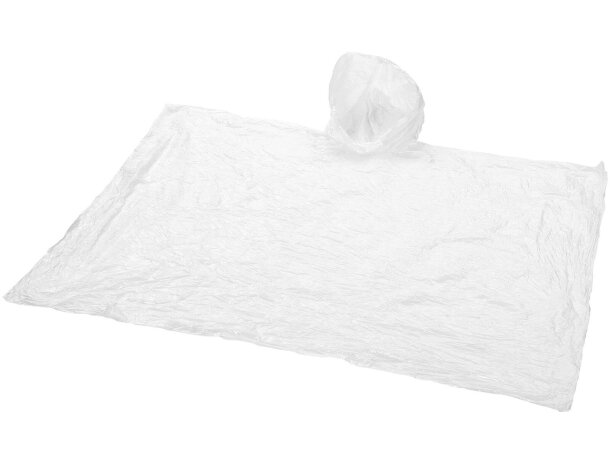 Poncho impermeable en llavero con forma de balón de fútbol Xina Negro intenso/blanco detalle 4