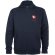 Sudadera con capucha y cremallera Montblanc Roly unisex Azul marino detalle 11