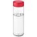 H2O Active® Vibe Bidón deportivo con tapa de rosca de 850 ml Transparente/rojo