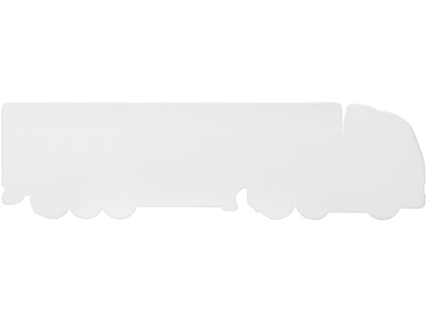 Regla plástico reciclado forma camión Tait 15 cm Blanco detalle 3
