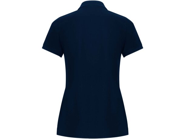 Polo manga corta mujer Pegaso Premium Roly piqué algodón Azul marino detalle 10