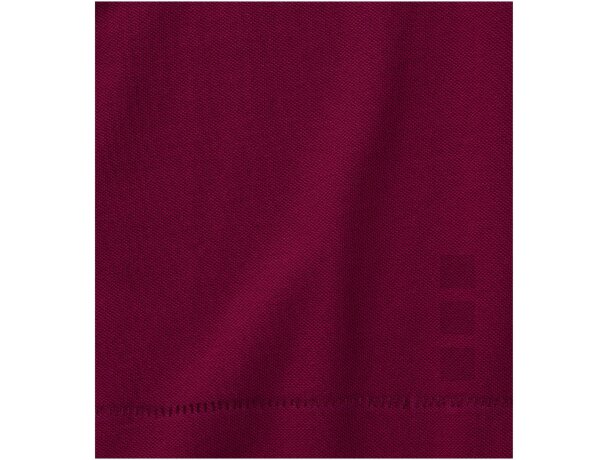 Polo de mujer barato en algodón 200 g/m2 Elevate Life Calgary Burdeos detalle 19