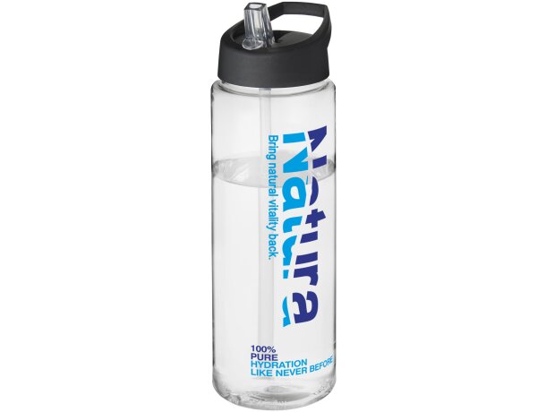 H2O Active® Vibe Bidón deportivo con tapa con boquilla de 850 ml Transparente/negro intenso detalle 7