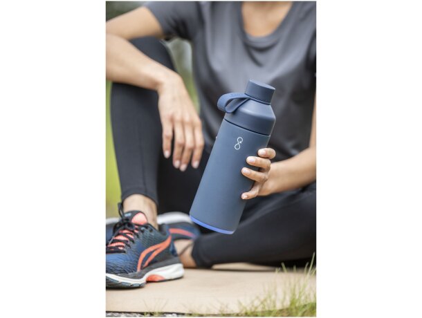 Botella agua Big Ocean Bottle 1000ml acero inoxidable reciclado detalle 4