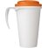 Brite-Americano® Grande taza 350 ml mug con tapa antigoteo Blanco/naranja detalle 14