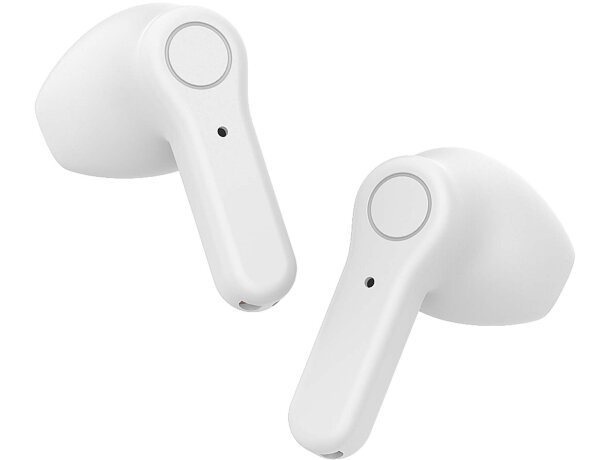 Auriculares Bluetooth Prixton TWS155 con batería recargable Blanco detalle 3