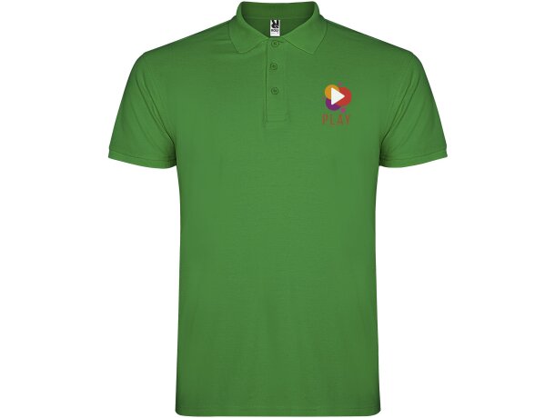 Polo de manga corta infantil Star Roly en punto piqué detalle 16