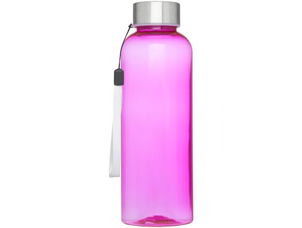 Bidón deportivo Bodhi 500ml de RPET con tapa de acero reciclado Rosa transparente detalle 24